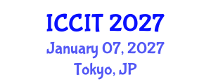 International Conference on Computing and Information Technology (ICCIT) January 07, 2027 - Tokyo, Japan International Conference on Computing and Information Technology (ICCIT) January 07, 2027 - Tokyo, Japan
