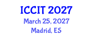 International Conference on Computing and Information Technology (ICCIT) March 25, 2027 - Madrid, Spain