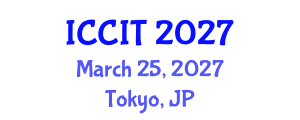 International Conference on Computing and Information Technology (ICCIT) March 25, 2027 - Tokyo, Japan International Conference on Computing and Information Technology (ICCIT) March 25, 2027 - Tokyo, Japan