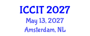 International Conference on Computing and Information Technology (ICCIT) May 13, 2027 - Amsterdam, Netherlands International Conference on Computing and Information Technology (ICCIT) May 13, 2027 - Amsterdam, Netherlands