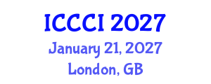 International Conference on Computing, Communications and Informatics (ICCCI) January 21, 2027 - London, United Kingdom International Conference on Computing, Communications and Informatics (ICCCI) January 21, 2027 - London, United Kingdom