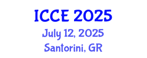 International Conference on Computing Education (ICCE) July 12, 2025 - Santorini, Greece