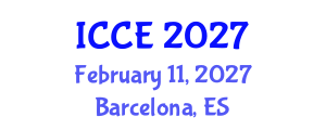 International Conference on Computing Education (ICCE) February 11, 2027 - Barcelona, Spain International Conference on Computing Education (ICCE) February 11, 2027 - Barcelona, Spain