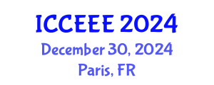 International Conference on Computing, Electrical and Electronic Engineering (ICCEEE) December 30, 2024 - Paris, France