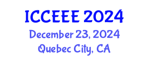 International Conference on Computing, Electrical and Electronic Engineering (ICCEEE) December 23, 2024 - Quebec City, Canada