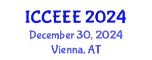 International Conference on Computing, Electrical and Electronic Engineering (ICCEEE) December 30, 2024 - Vienna, Austria