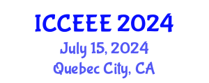 International Conference on Computing, Electrical and Electronic Engineering (ICCEEE) July 15, 2024 - Quebec City, Canada