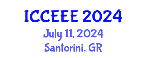 International Conference on Computing, Electrical and Electronic Engineering (ICCEEE) July 11, 2024 - Santorini, Greece