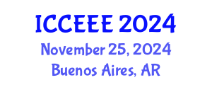 International Conference on Computing, Electrical and Electronic Engineering (ICCEEE) November 25, 2024 - Buenos Aires, Argentina