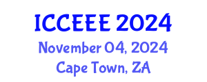 International Conference on Computing, Electrical and Electronic Engineering (ICCEEE) November 04, 2024 - Cape Town, South Africa