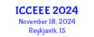 International Conference on Computing, Electrical and Electronic Engineering (ICCEEE) November 18, 2024 - Reykjavik, Iceland