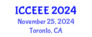 International Conference on Computing, Electrical and Electronic Engineering (ICCEEE) November 25, 2024 - Toronto, Canada