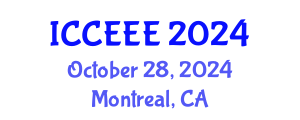 International Conference on Computing, Electrical and Electronic Engineering (ICCEEE) October 28, 2024 - Montreal, Canada