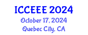 International Conference on Computing, Electrical and Electronic Engineering (ICCEEE) October 17, 2024 - Quebec City, Canada