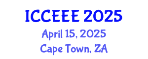 International Conference on Computing, Electrical and Electronic Engineering (ICCEEE) April 15, 2025 - Cape Town, South Africa