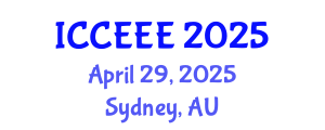 International Conference on Computing, Electrical and Electronic Engineering (ICCEEE) April 29, 2025 - Sydney, Australia