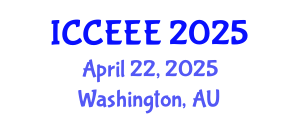 International Conference on Computing, Electrical and Electronic Engineering (ICCEEE) April 22, 2025 - Washington, Australia