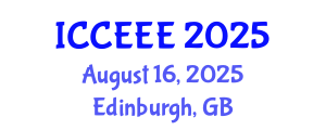 International Conference on Computing, Electrical and Electronic Engineering (ICCEEE) August 16, 2025 - Edinburgh, United Kingdom