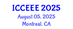 International Conference on Computing, Electrical and Electronic Engineering (ICCEEE) August 05, 2025 - Montreal, Canada