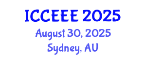 International Conference on Computing, Electrical and Electronic Engineering (ICCEEE) August 30, 2025 - Sydney, Australia