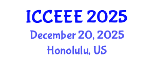 International Conference on Computing, Electrical and Electronic Engineering (ICCEEE) December 20, 2025 - Honolulu, United States