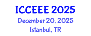 International Conference on Computing, Electrical and Electronic Engineering (ICCEEE) December 20, 2025 - Istanbul, Turkey