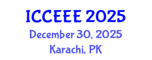 International Conference on Computing, Electrical and Electronic Engineering (ICCEEE) December 30, 2025 - Karachi, Pakistan
