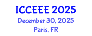 International Conference on Computing, Electrical and Electronic Engineering (ICCEEE) December 30, 2025 - Paris, France