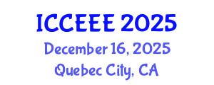 International Conference on Computing, Electrical and Electronic Engineering (ICCEEE) December 16, 2025 - Quebec City, Canada