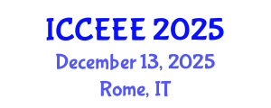 International Conference on Computing, Electrical and Electronic Engineering (ICCEEE) December 13, 2025 - Rome, Italy