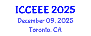 International Conference on Computing, Electrical and Electronic Engineering (ICCEEE) December 09, 2025 - Toronto, Canada