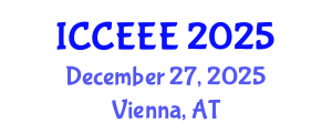 International Conference on Computing, Electrical and Electronic Engineering (ICCEEE) December 27, 2025 - Vienna, Austria