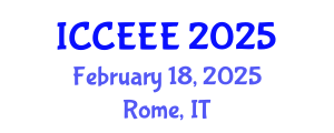 International Conference on Computing, Electrical and Electronic Engineering (ICCEEE) February 18, 2025 - Rome, Italy
