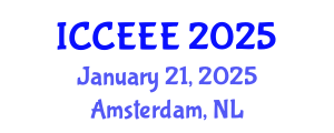 International Conference on Computing, Electrical and Electronic Engineering (ICCEEE) January 21, 2025 - Amsterdam, Netherlands