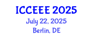 International Conference on Computing, Electrical and Electronic Engineering (ICCEEE) July 22, 2025 - Berlin, Germany