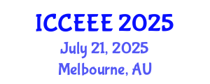 International Conference on Computing, Electrical and Electronic Engineering (ICCEEE) July 21, 2025 - Melbourne, Australia