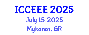 International Conference on Computing, Electrical and Electronic Engineering (ICCEEE) July 15, 2025 - Mykonos, Greece