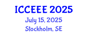 International Conference on Computing, Electrical and Electronic Engineering (ICCEEE) July 15, 2025 - Stockholm, Sweden