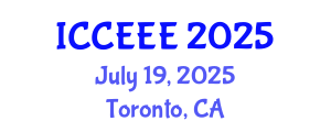 International Conference on Computing, Electrical and Electronic Engineering (ICCEEE) July 19, 2025 - Toronto, Canada