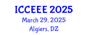 International Conference on Computing, Electrical and Electronic Engineering (ICCEEE) March 29, 2025 - Algiers, Algeria