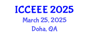 International Conference on Computing, Electrical and Electronic Engineering (ICCEEE) March 25, 2025 - Doha, Qatar