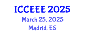 International Conference on Computing, Electrical and Electronic Engineering (ICCEEE) March 25, 2025 - Madrid, Spain