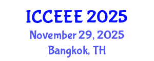 International Conference on Computing, Electrical and Electronic Engineering (ICCEEE) November 29, 2025 - Bangkok, Thailand