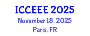 International Conference on Computing, Electrical and Electronic Engineering (ICCEEE) November 18, 2025 - Paris, France