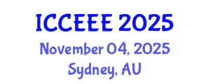 International Conference on Computing, Electrical and Electronic Engineering (ICCEEE) November 04, 2025 - Sydney, Australia