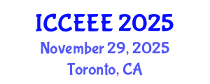 International Conference on Computing, Electrical and Electronic Engineering (ICCEEE) November 29, 2025 - Toronto, Canada