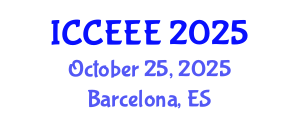 International Conference on Computing, Electrical and Electronic Engineering (ICCEEE) October 25, 2025 - Barcelona, Spain