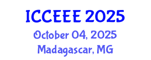 International Conference on Computing, Electrical and Electronic Engineering (ICCEEE) October 04, 2025 - Madagascar, Madagascar