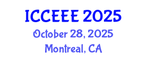 International Conference on Computing, Electrical and Electronic Engineering (ICCEEE) October 28, 2025 - Montreal, Canada