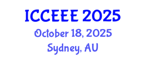 International Conference on Computing, Electrical and Electronic Engineering (ICCEEE) October 18, 2025 - Sydney, Australia